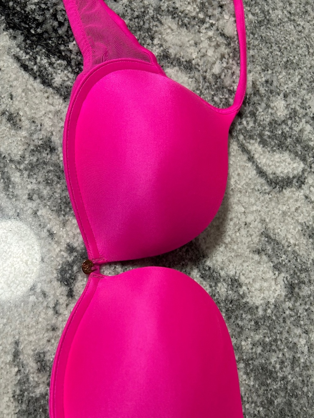 Hot pink VS t-shirt bra
